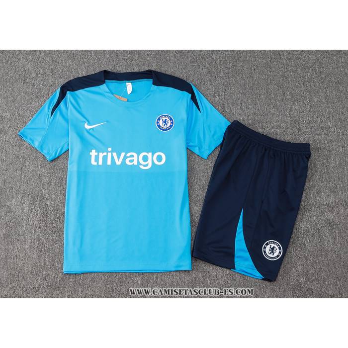 Chandal del Chelsea 24-25 Manga Corta Azul - Pantalon Corto